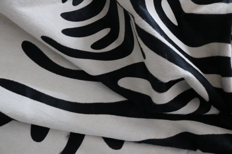 Big Cowhide Rug Printed Zebra. Premium Collection 200585