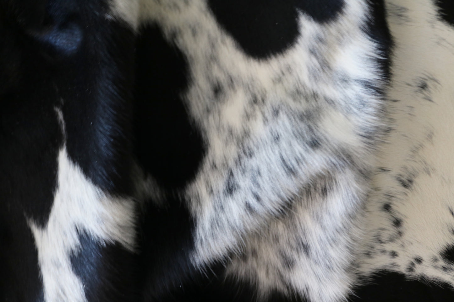 100233 - TRICOLOR Cowhide Rug - Quebecuir Premium Collection