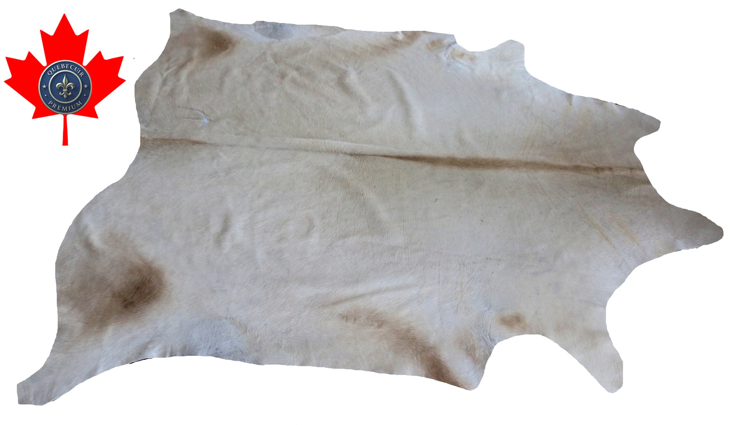 98890- Cowhide Rug Tapis Peau de Vache - Collection Quebecuir Premium