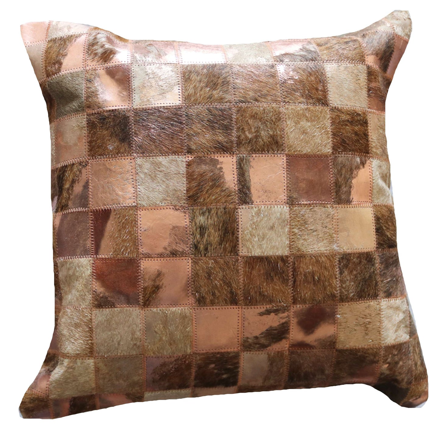 301336 Coussin Peau de Vache Cowhide Pillow BIG SIZE Collection Quebecuir Premium