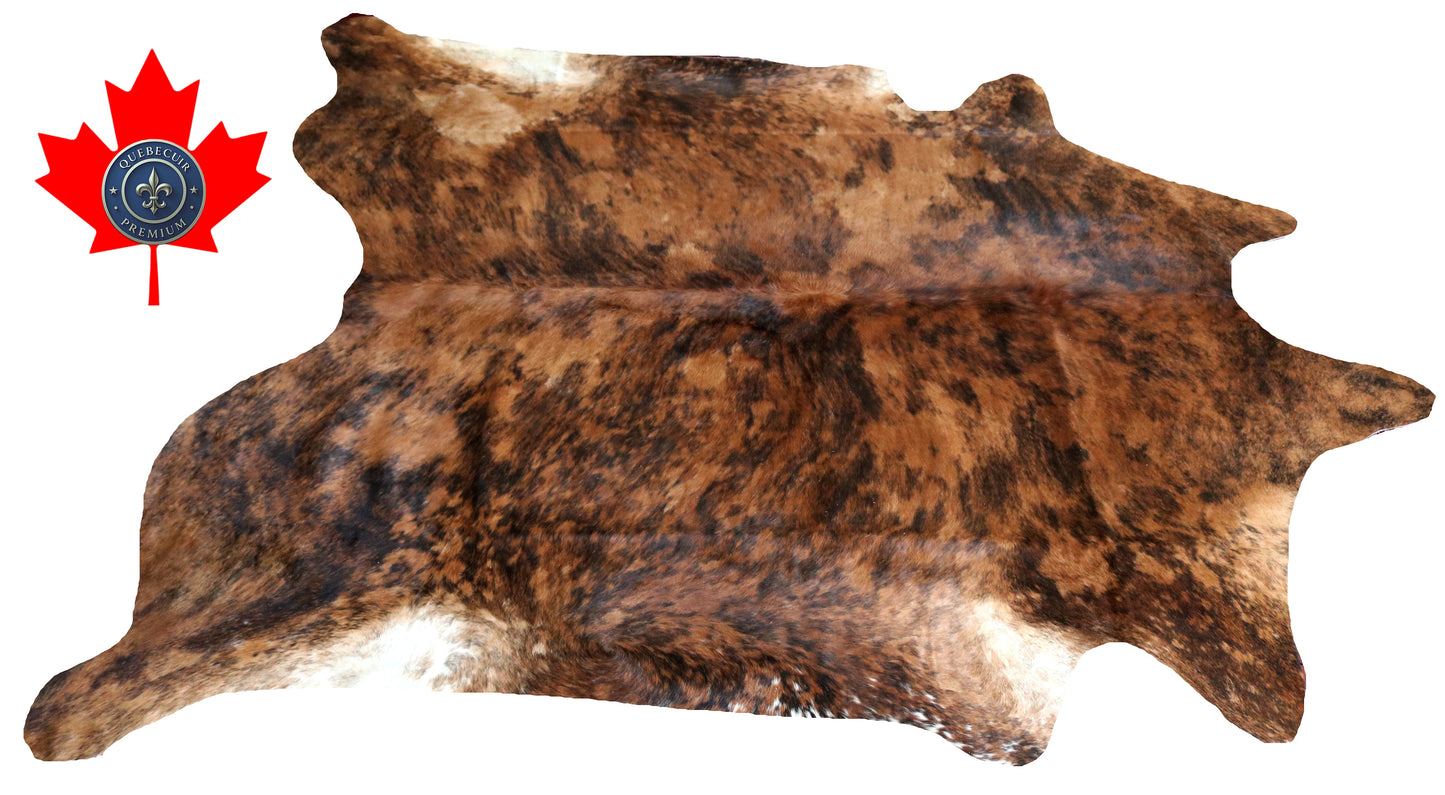 200015 - Cowhide Rug Tapis Peau de Vache SUPER BIG SIZE XXXL - Collection Quebecuir Premium