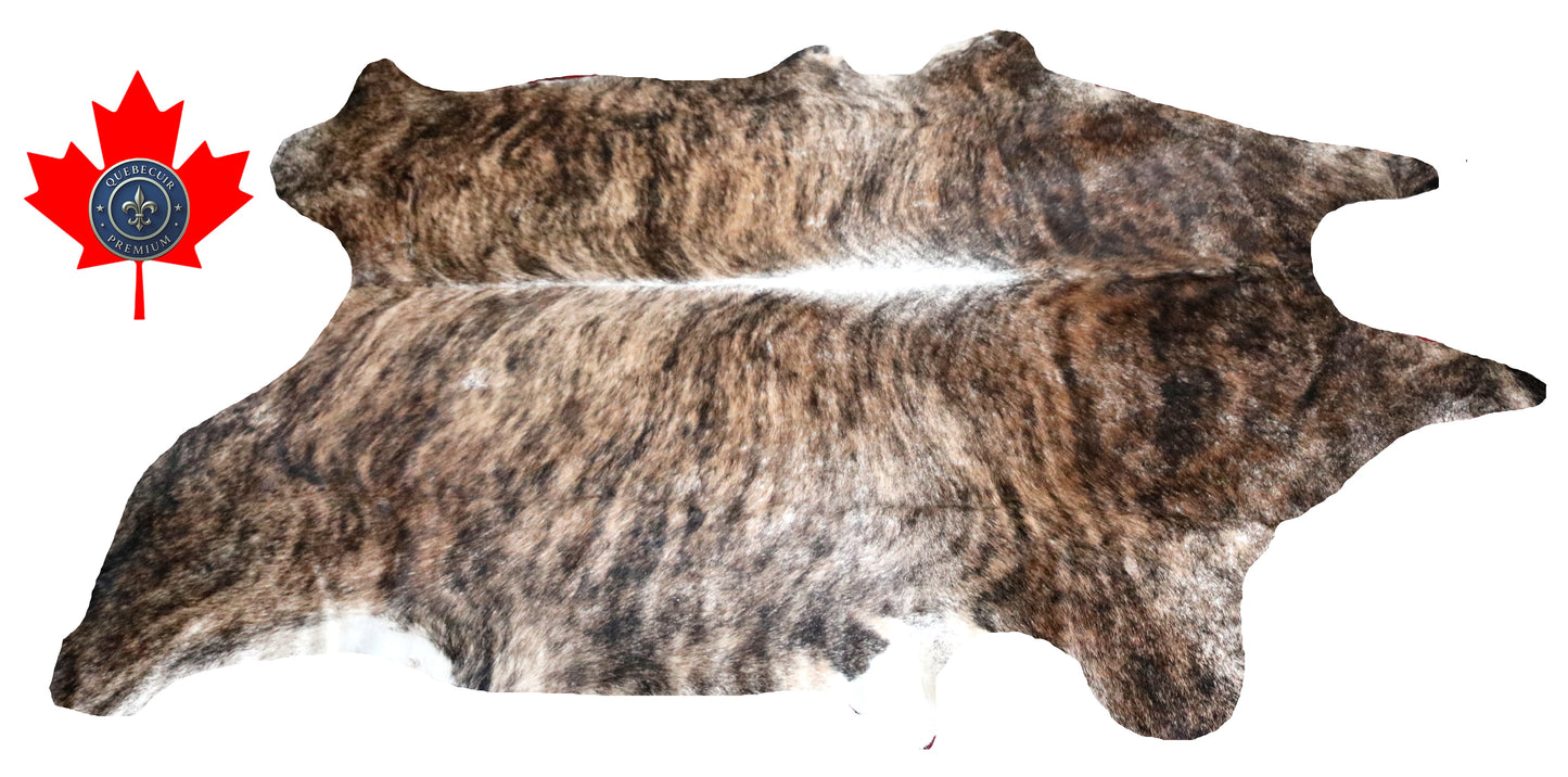200016 - Cowhide Rug Tapis Peau de Vache SUPER BIG SIZE XXXL - Collection Quebecuir Premium