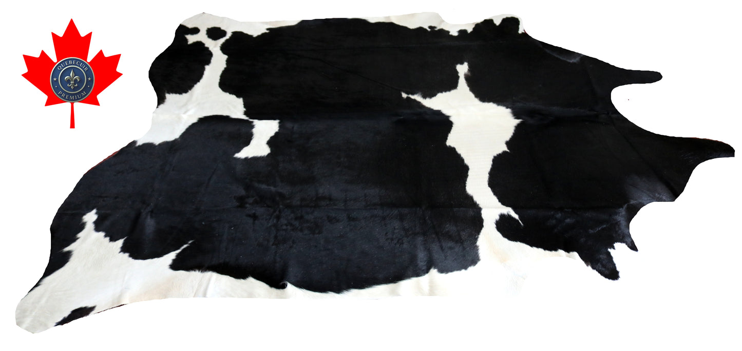200025 - Cowhide Rug Tapis Peau de Vache SUPER BIG SIZE XXXL - Collection Quebecuir Premium