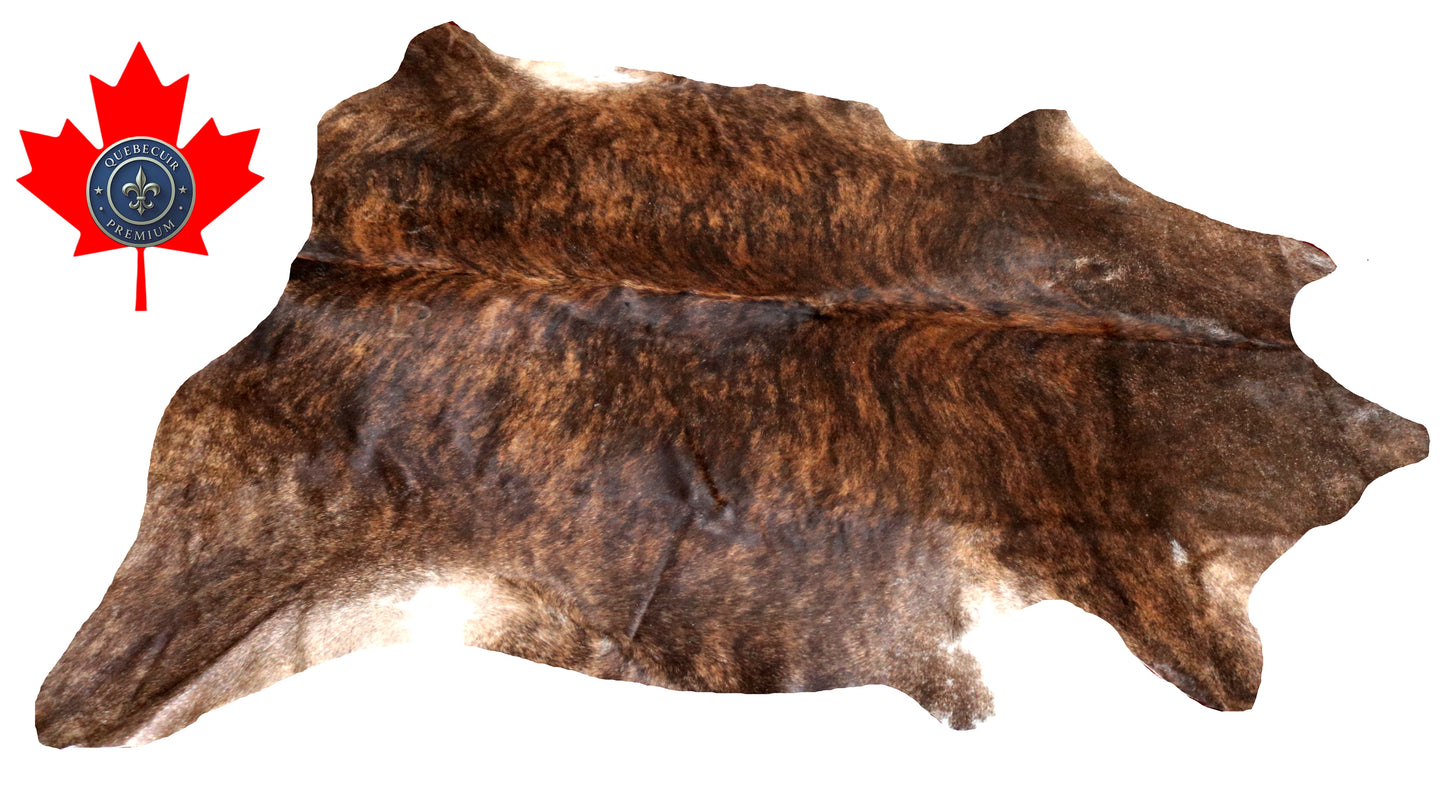 200029 - Cowhide Rug Tapis Peau de Vache SUPER BIG SIZE XXXL - Collection Quebecuir Premium