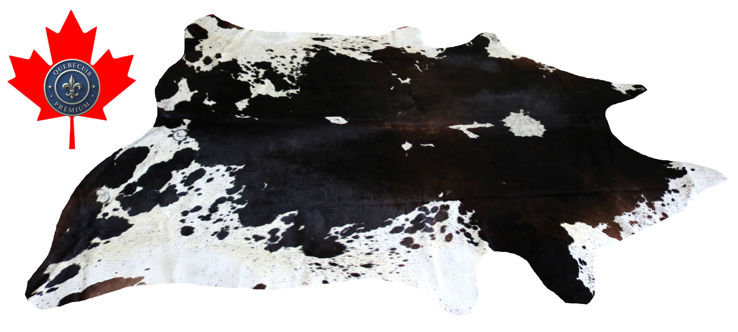 200035 - Cowhide Rug Tapis Peau de Vache SUPER BIG SIZE XXXL - Collection Quebecuir Premium