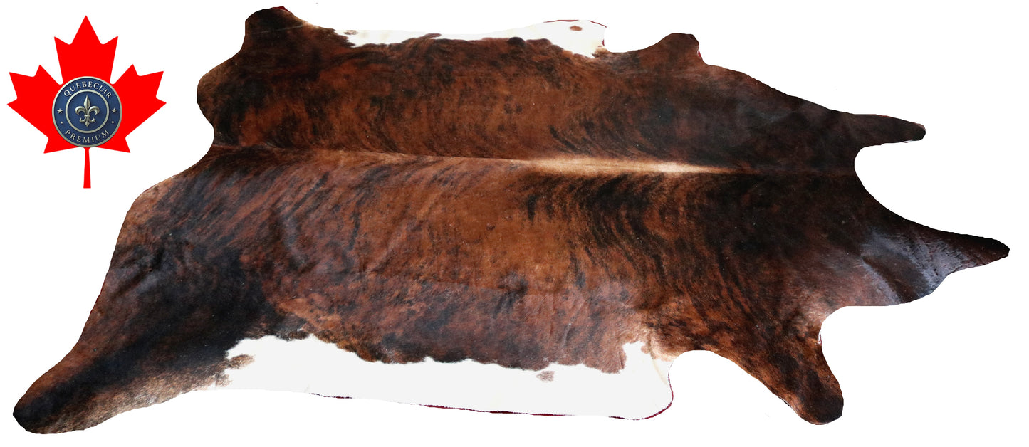 200037 - Cowhide Rug Tapis Peau de Vache SUPER BIG SIZE XXXL - Collection Quebecuir Premium