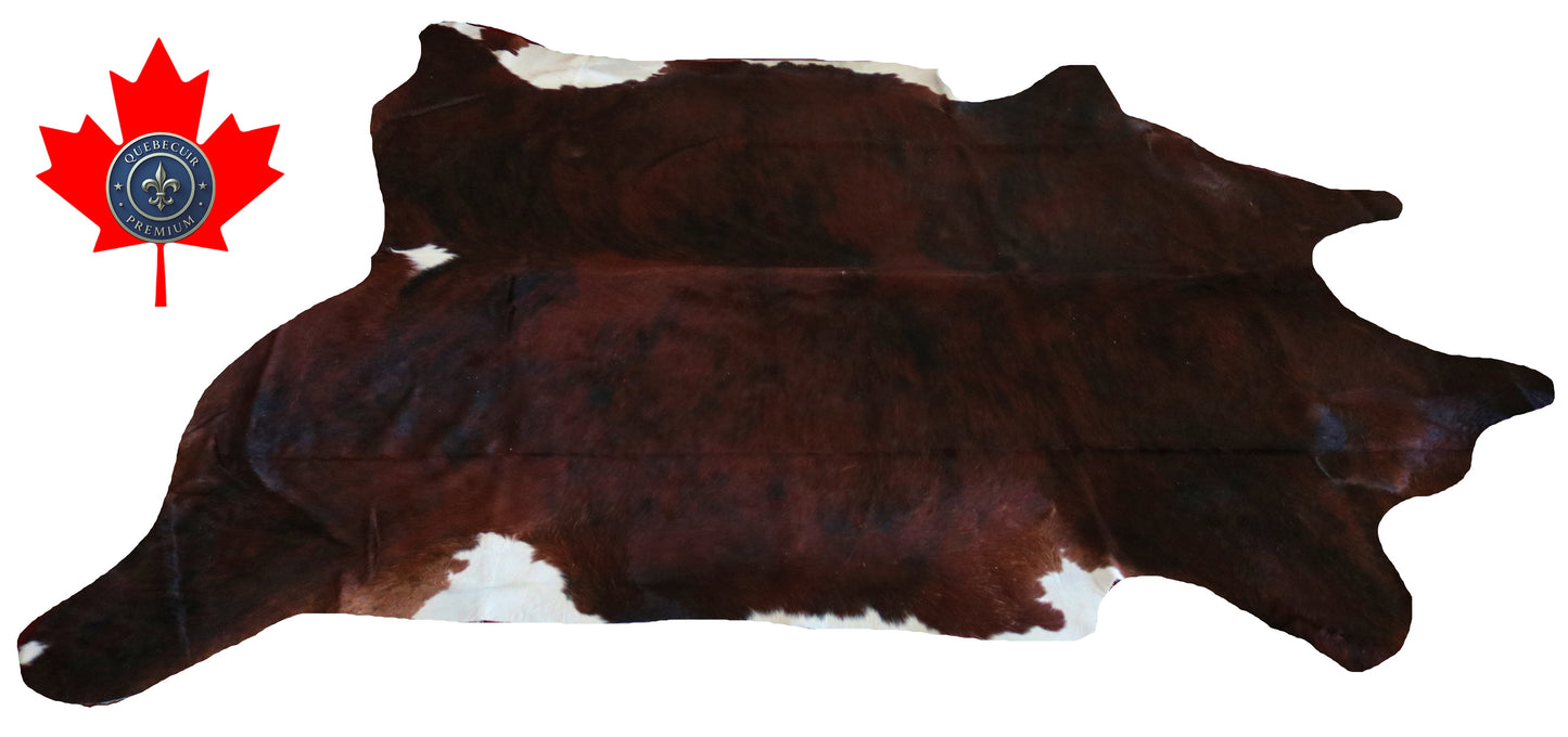 200045 - Cowhide Rug Tapis Peau de Vache SUPER BIG SIZE XXXL - Collection Quebecuir Premium