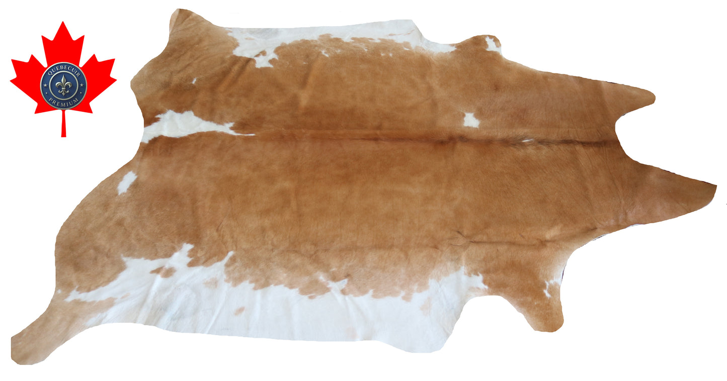 200054 - Cowhide Rug Tapis Peau de Vache SUPER BIG SIZE XXXL - Collection Quebecuir Premium