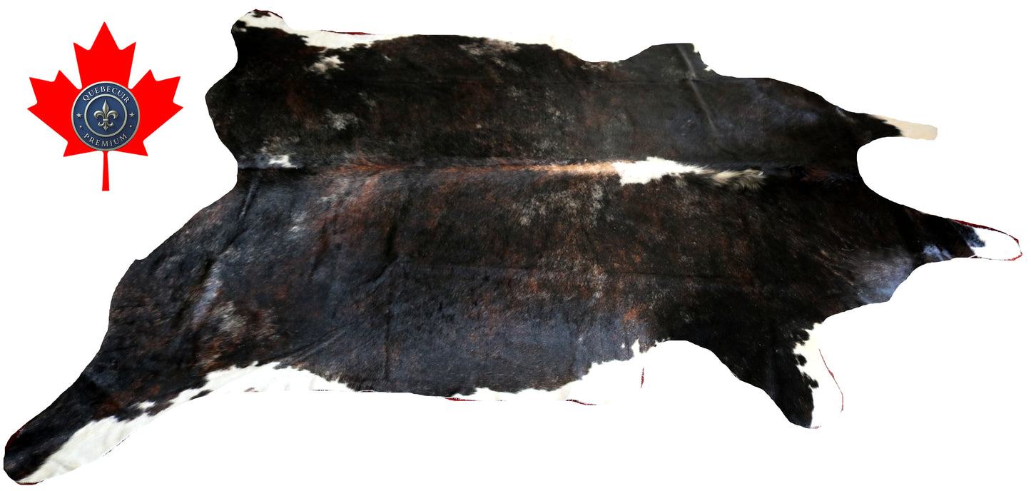 200059 - Cowhide Rug Tapis Peau de Vache SUPER BIG SIZE XXXL - Collection Quebecuir Premium