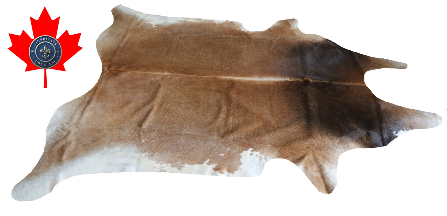 200060 - Cowhide Rug Tapis Peau de Vache SUPER BIG SIZE XXXL - Collection Quebecuir Premium