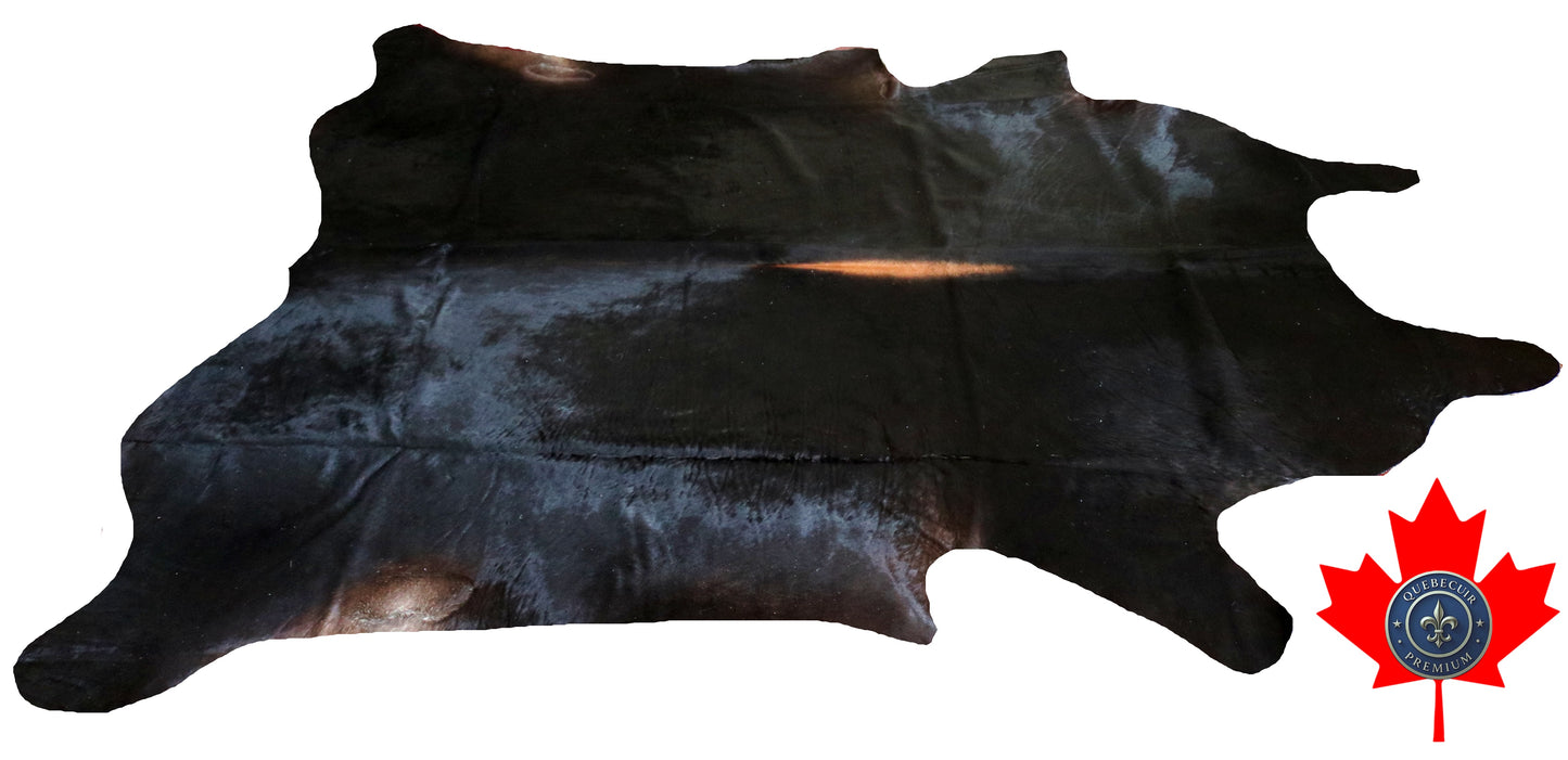 200091- Cowhide Rug Tapis Peau de Vache SUPER BIG SIZE XXXL - Collection Quebecuir Premium