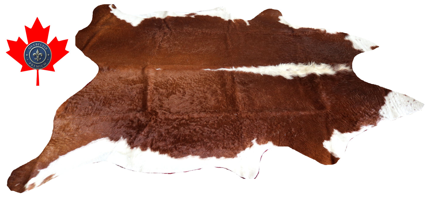 200093- Cowhide Rug Tapis Peau de Vache SUPER BIG SIZE XXXL - Collection Quebecuir Premium