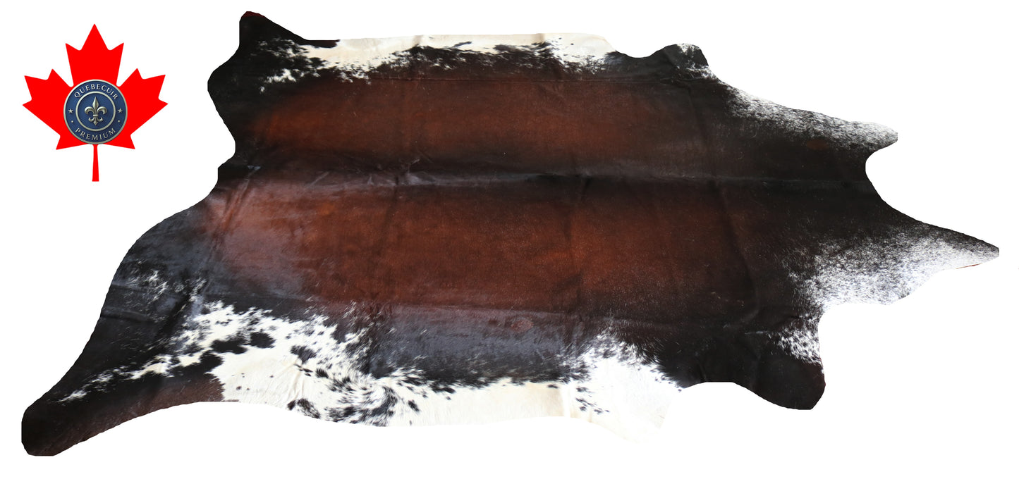 200095- Cowhide Rug Tapis Peau de Vache SUPER BIG SIZE XXXL - Collection Quebecuir Premium