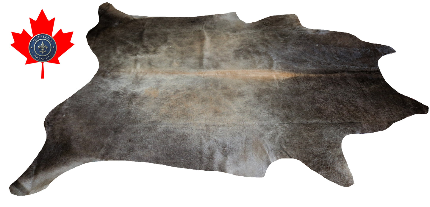 200119- Cowhide Rug Tapis Peau de Vache SUPER BIG SIZE XXXL - Collection Quebecuir Premium