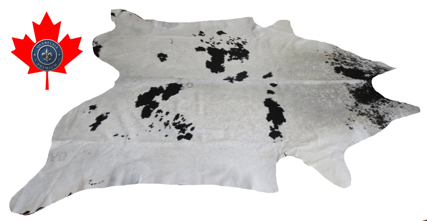 200127- Cowhide Rug Tapis Peau de Vache SUPER BIG SIZE XXXL - Collection Quebecuir Premium