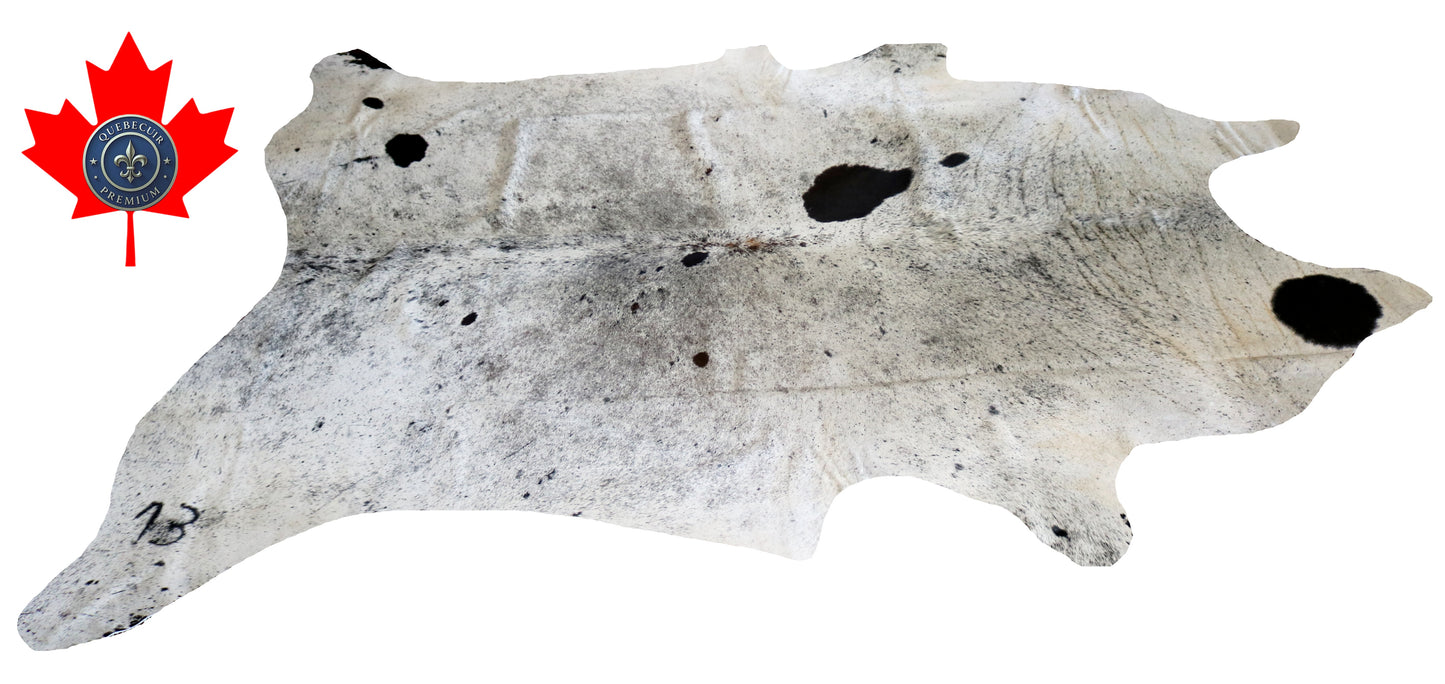 200133- Cowhide Rug Tapis Peau de Vache SUPER BIG SIZE XXXL - Collection Quebecuir Premium