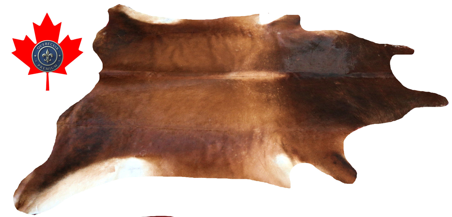 200138- Cowhide Rug Tapis Peau de Vache SUPER BIG SIZE XXXL - Collection Quebecuir Premium