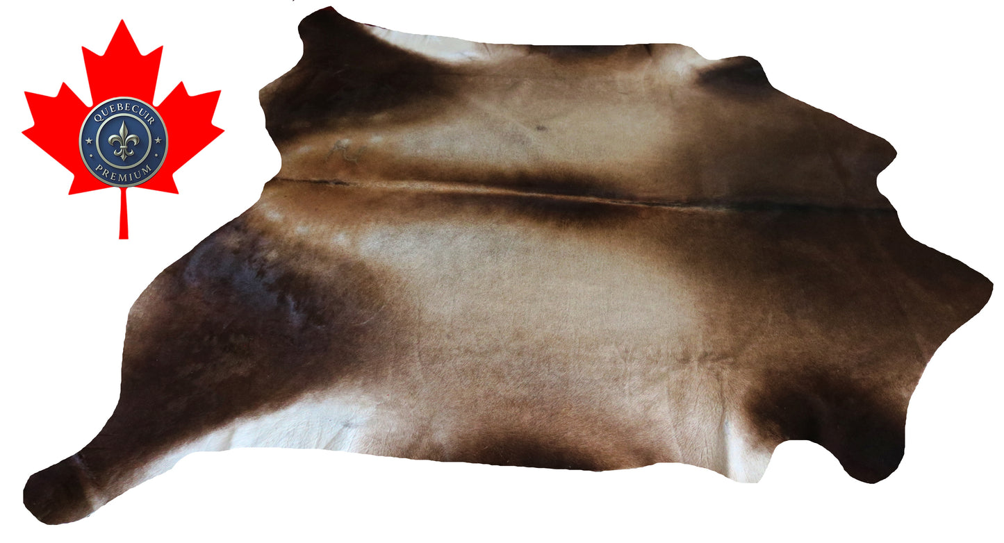 200155- Cowhide Rug Tapis Peau de Vache SUPER BIG SIZE XXXL - Collection Quebecuir Premium