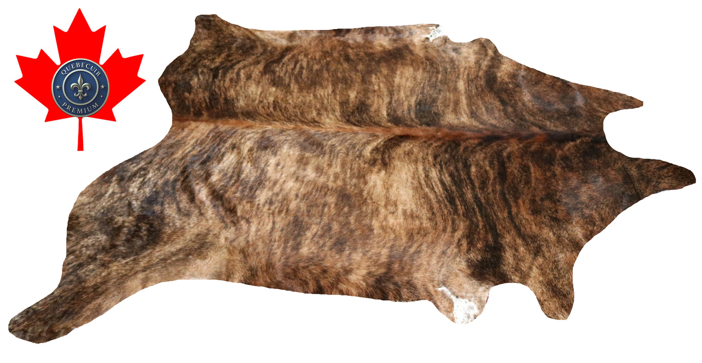 200162- Cowhide Rug Tapis Peau de Vache SUPER BIG SIZE XXXL - Collection Quebecuir Premium