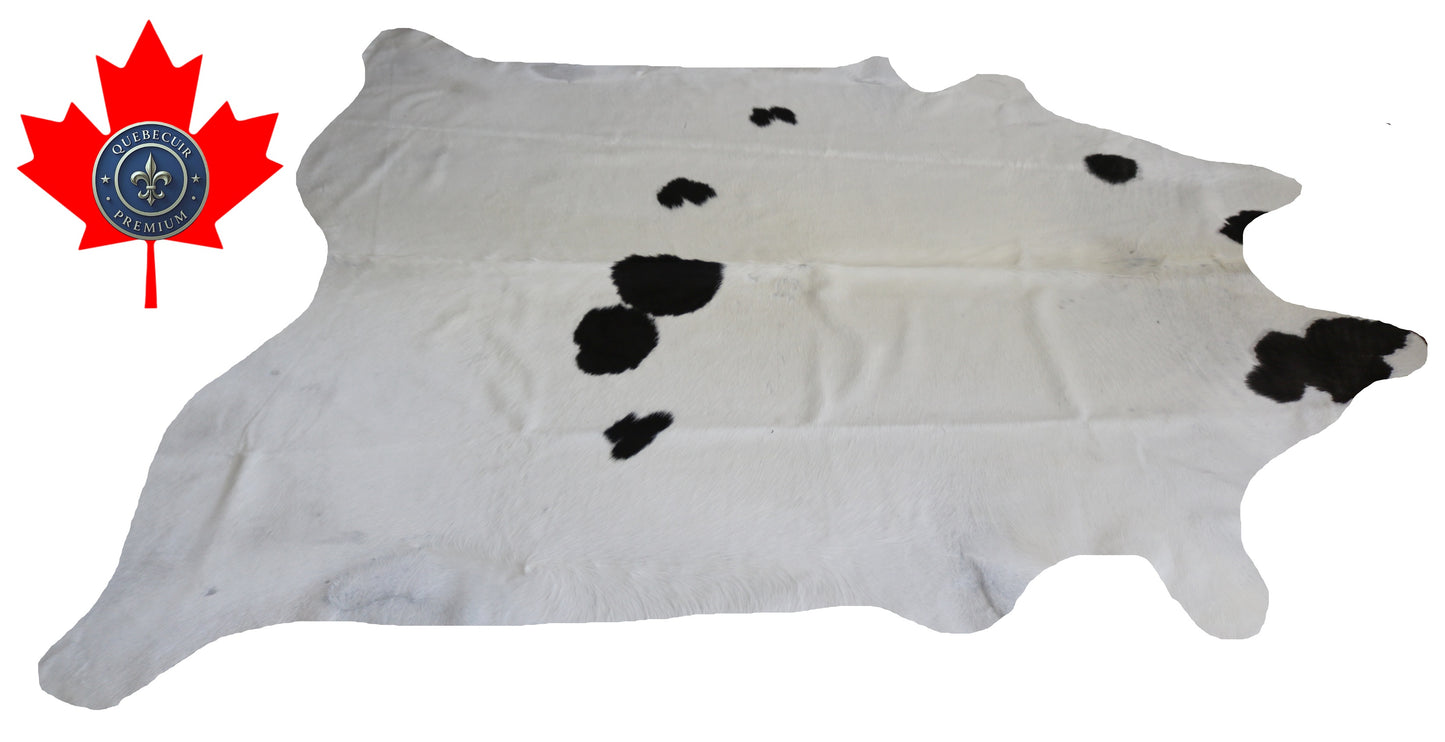 200176- Cowhide Rug Tapis Peau de Vache SUPER BIG SIZE XXXL - Collection Quebecuir Premium