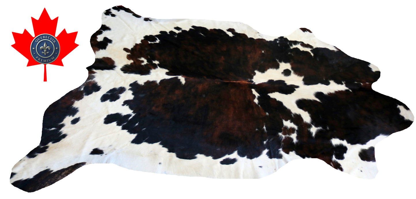 200179- Cowhide Rug Tapis Peau de Vache SUPER BIG SIZE XXXL - Collection Quebecuir Premium