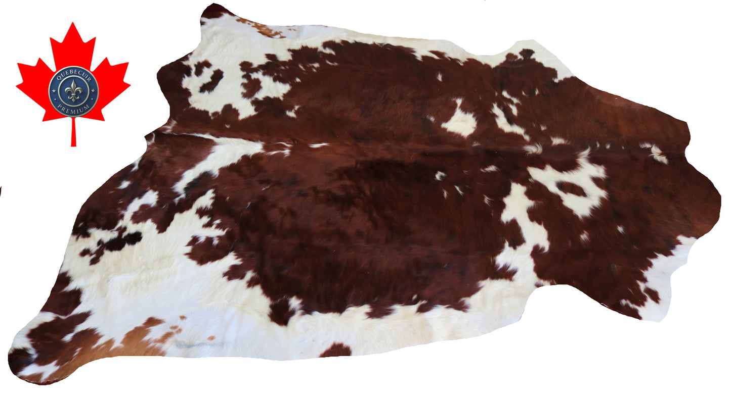 200181- Cowhide Rug Tapis Peau de Vache SUPER BIG SIZE XXXL - Collection Quebecuir Premium