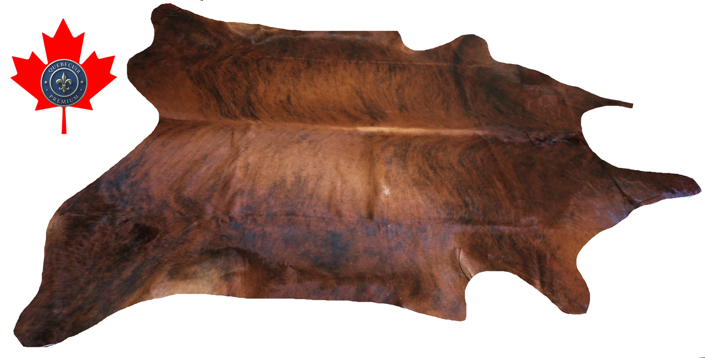 200185- Cowhide Rug Tapis Peau de Vache SUPER BIG SIZE XXXL - Collection Quebecuir Premium