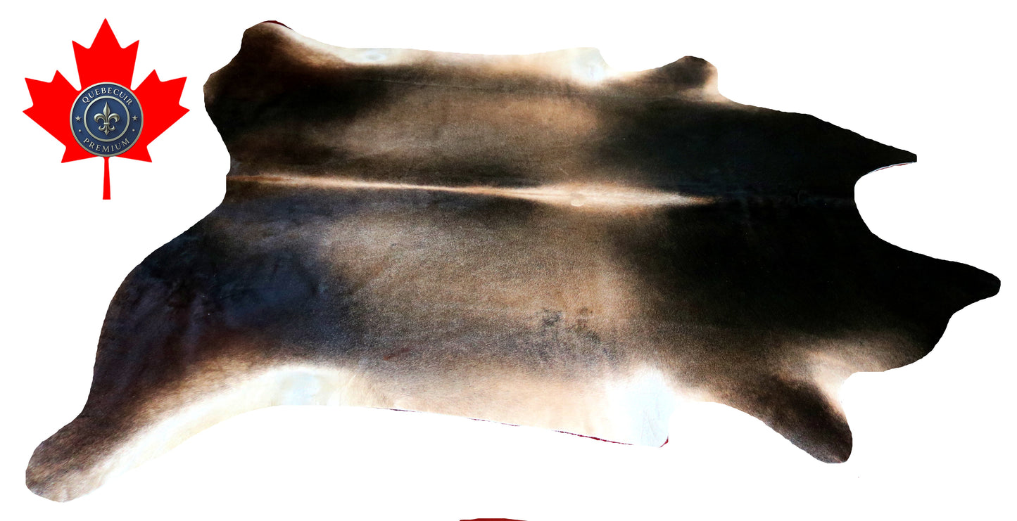 200198- Cowhide Rug Tapis Peau de Vache SUPER BIG SIZE XXXL - Collection Quebecuir Premium