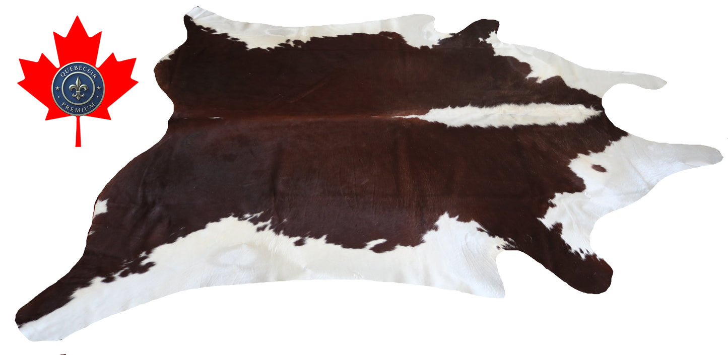 200200- Cowhide Rug Tapis Peau de Vache SUPER BIG SIZE XXXL - Collection Quebecuir Premium