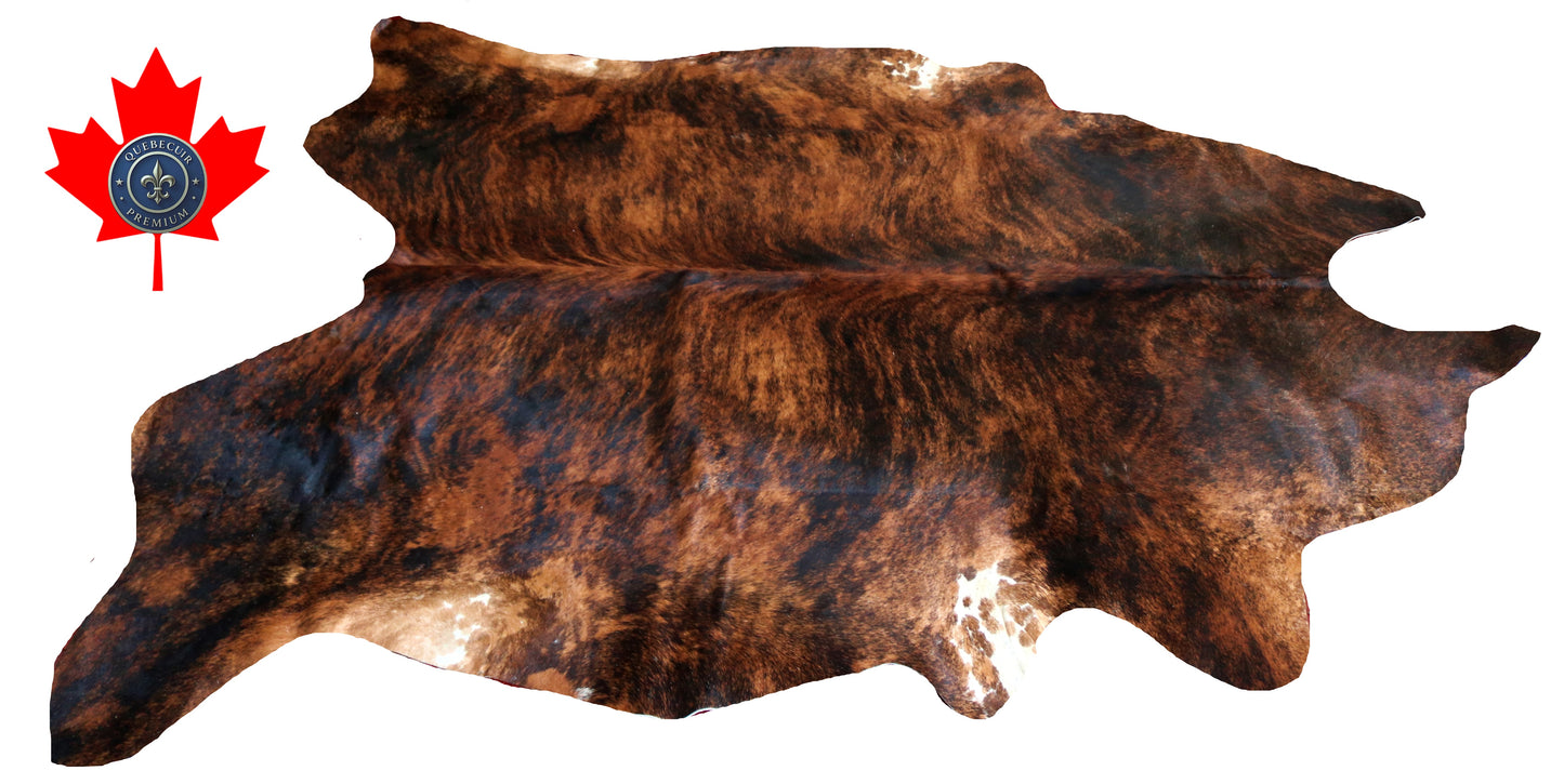 200207- Cowhide Rug Tapis Peau de Vache SUPER BIG SIZE XXXL - Collection Quebecuir Premium