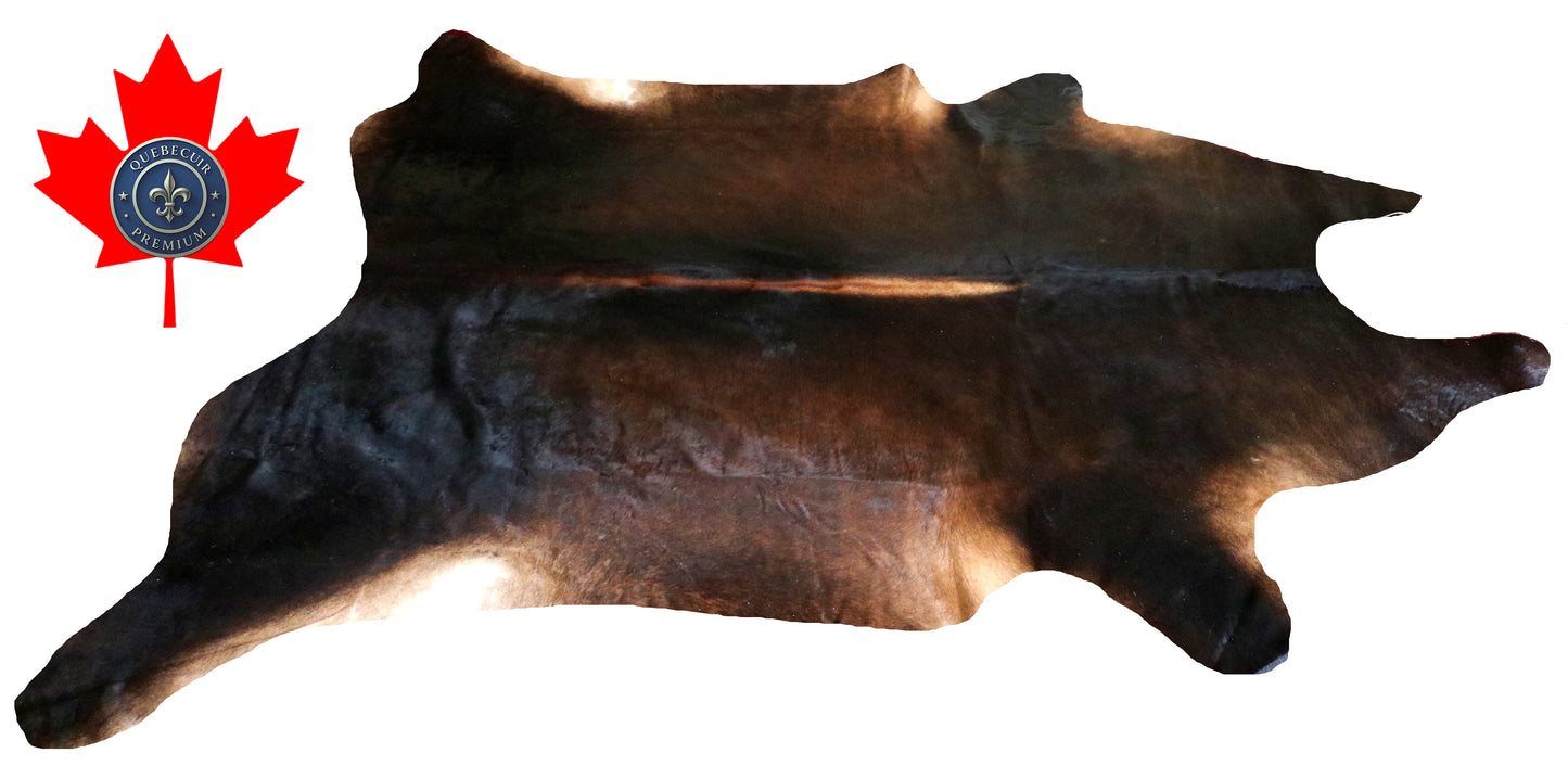 200215- Cowhide Rug Tapis Peau de Vache SUPER BIG SIZE XXXL - Collection Quebecuir Premium