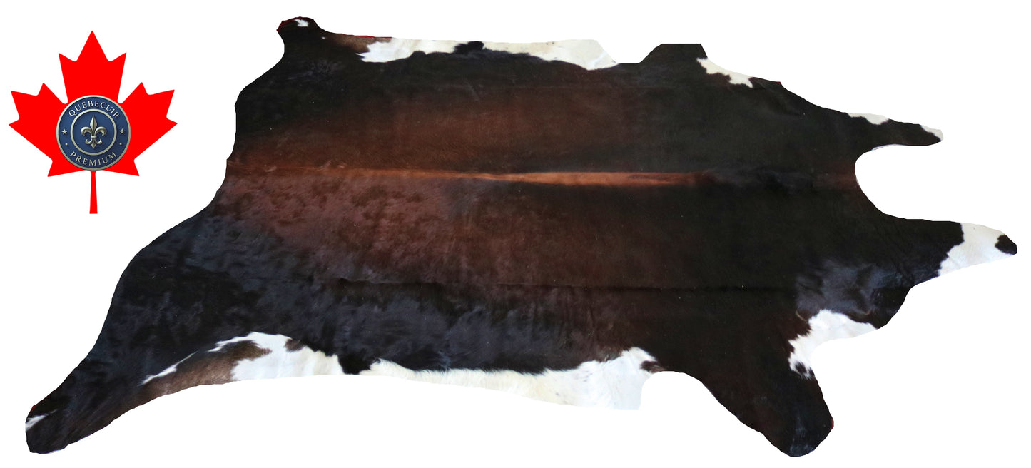 200218- Cowhide Rug Tapis Peau de Vache SUPER BIG SIZE XXXL - Collection Quebecuir Premium