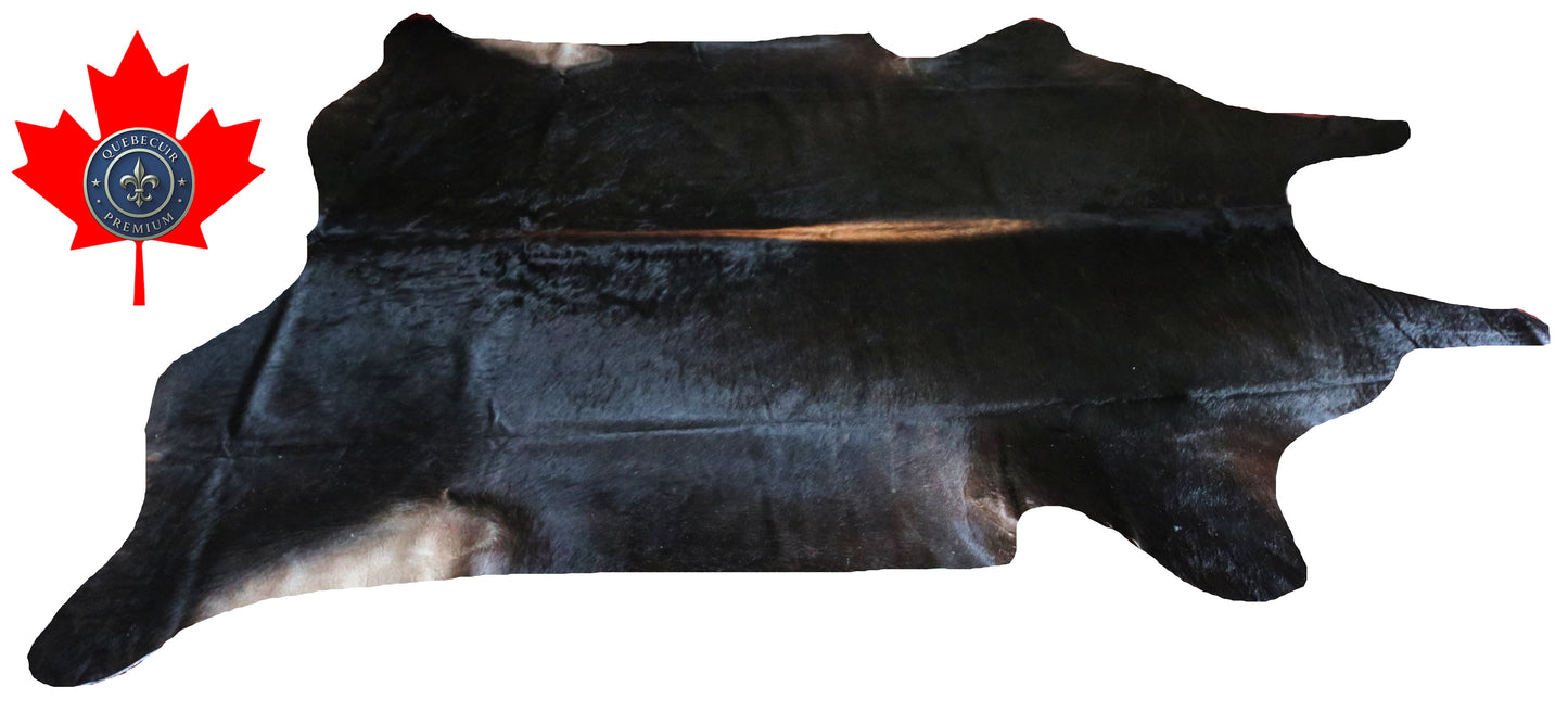 200228- Cowhide Rug Tapis Peau de Vache SUPER BIG SIZE XXXL - Collection Quebecuir Premium
