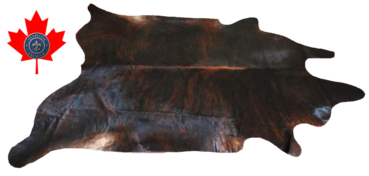 200229- Cowhide Rug Tapis Peau de Vache SUPER BIG SIZE XXXL - Collection Quebecuir Premium