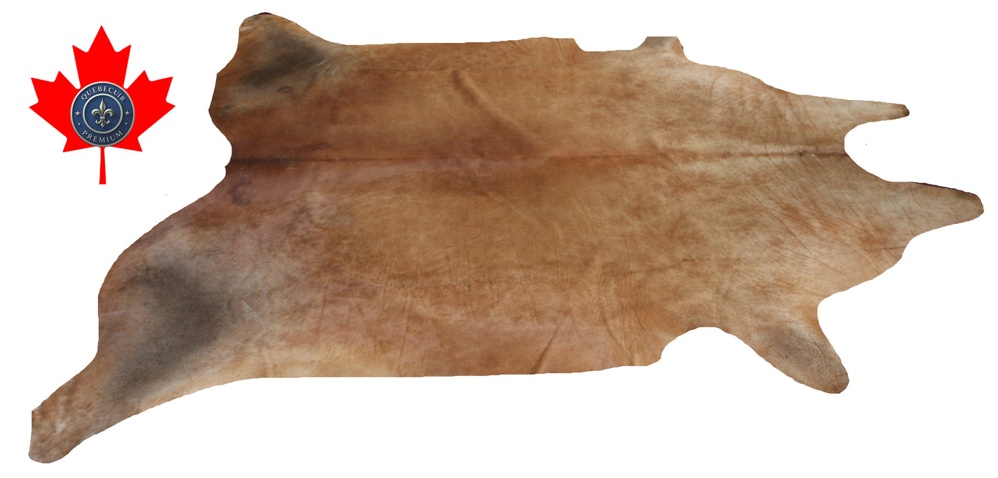 200245- Cowhide Rug Tapis Peau de Vache SUPER BIG SIZE XXXL - Collection Quebecuir Premium
