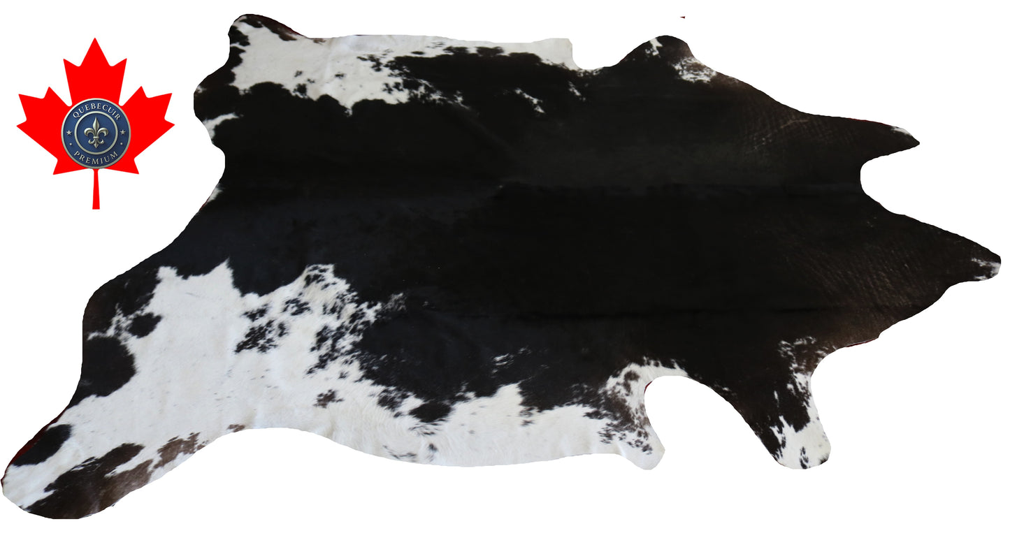200247- Cowhide Rug Tapis Peau de Vache SUPER BIG SIZE XXXL - Collection Quebecuir Premium