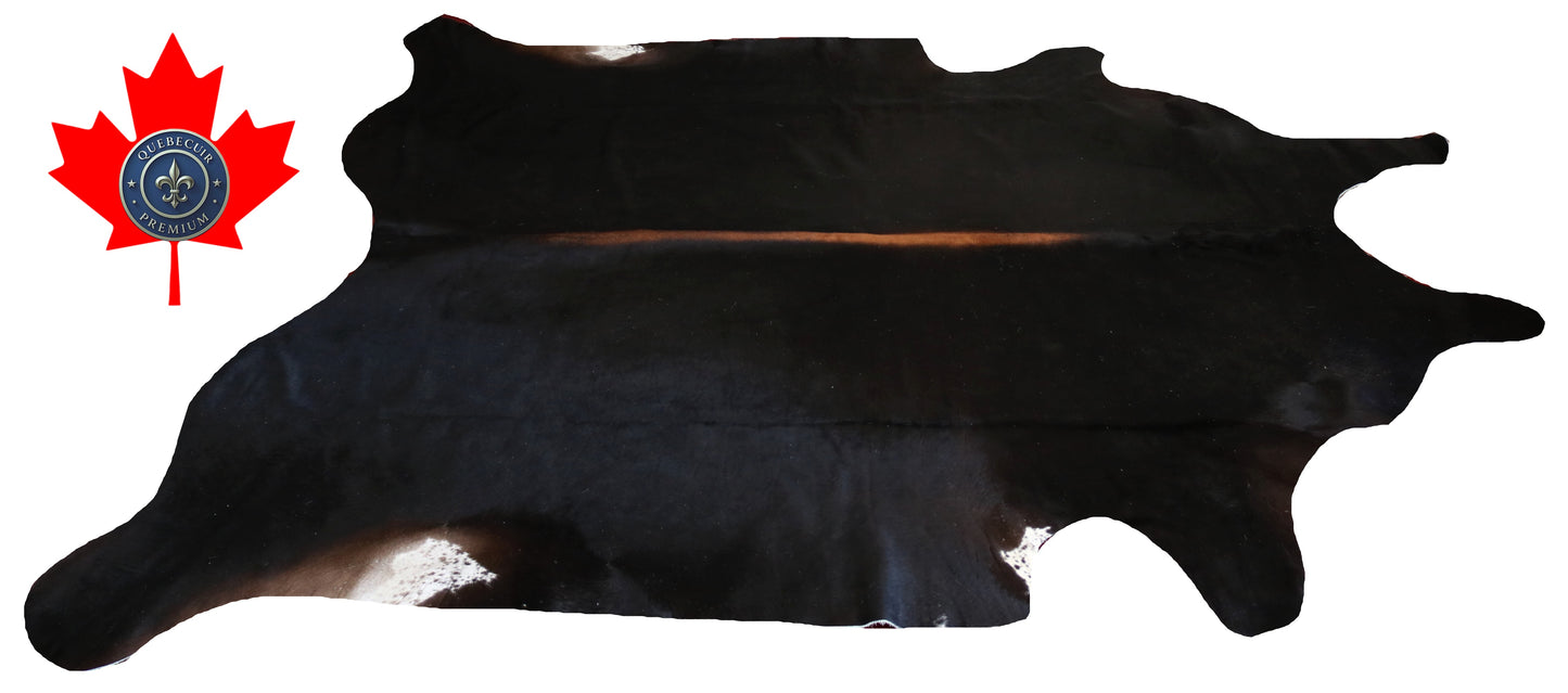 200252- Cowhide Rug Tapis Peau de Vache SUPER BIG SIZE XXXL - Collection Quebecuir Premium
