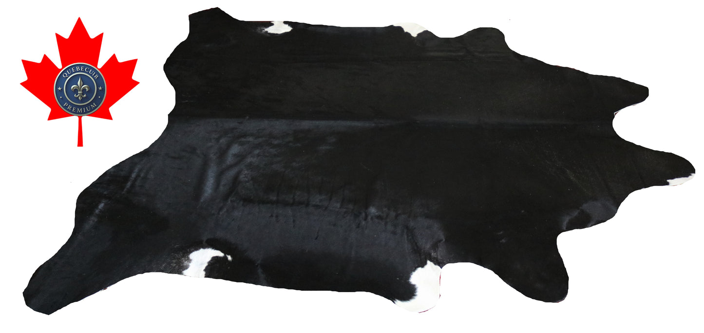 200258- Cowhide Rug Tapis Peau de Vache SUPER BIG SIZE XXXL - Collection Quebecuir Premium