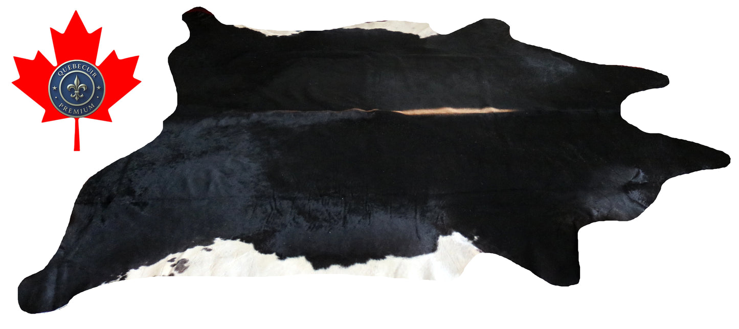 200263- Cowhide Rug Tapis Peau de Vache SUPER BIG SIZE XXXL - Collection Quebecuir Premium