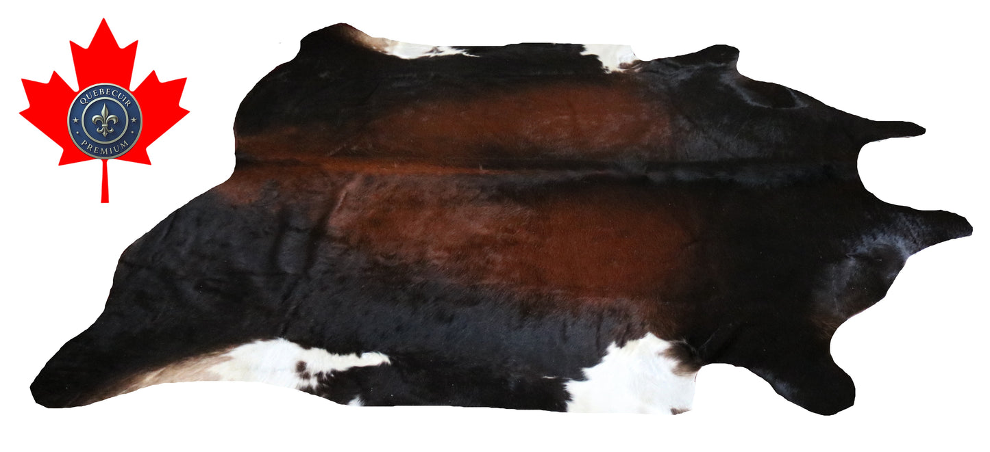 200264- Cowhide Rug Tapis Peau de Vache SUPER BIG SIZE XXXL - Collection Quebecuir Premium