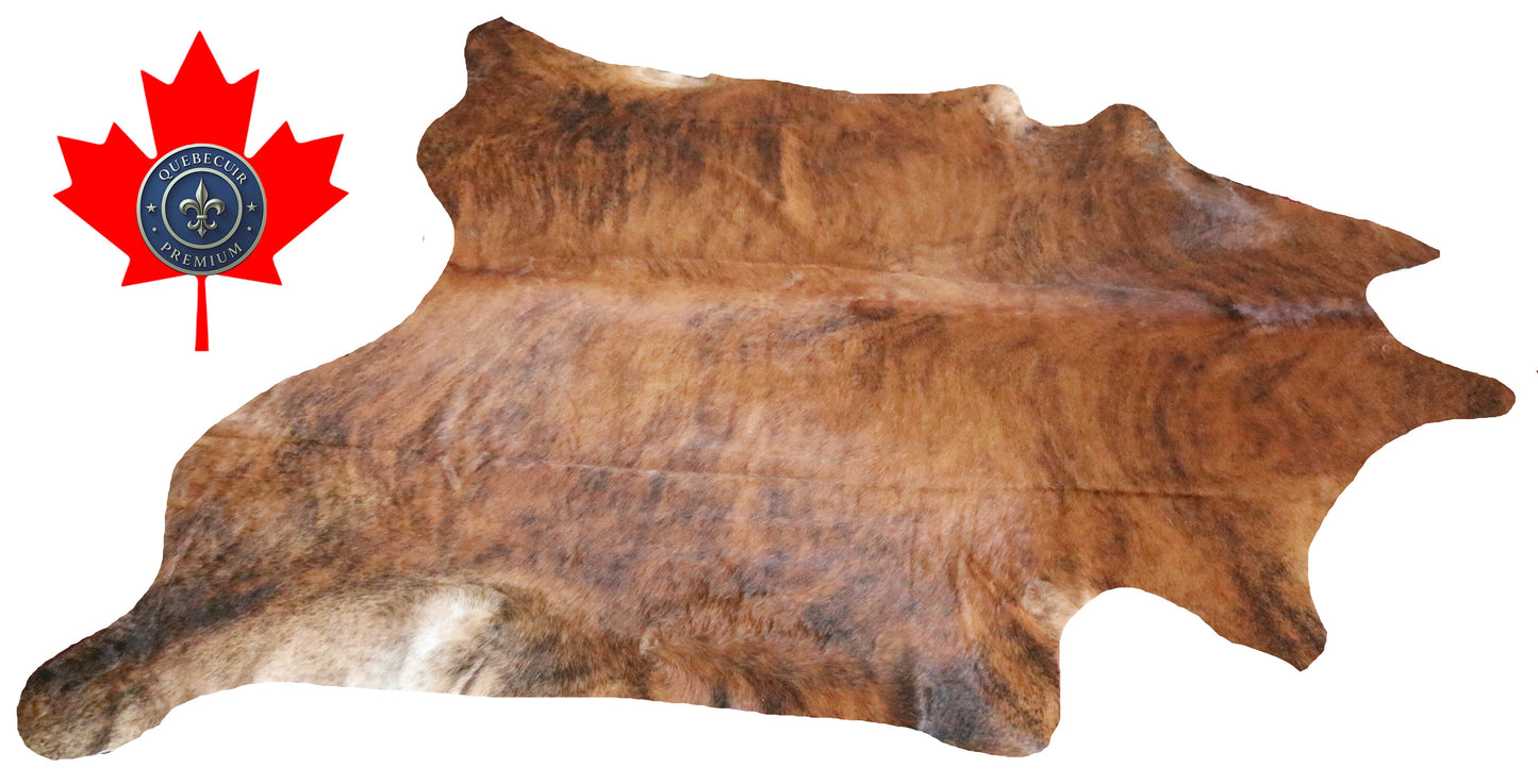 200265- Cowhide Rug Tapis Peau de Vache SUPER BIG SIZE XXXL - Collection Quebecuir Premium