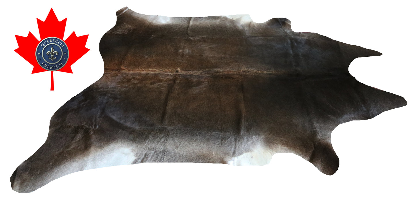 200279- Cowhide Rug Tapis Peau de Vache SUPER BIG SIZE XXXL - Collection Quebecuir Premium