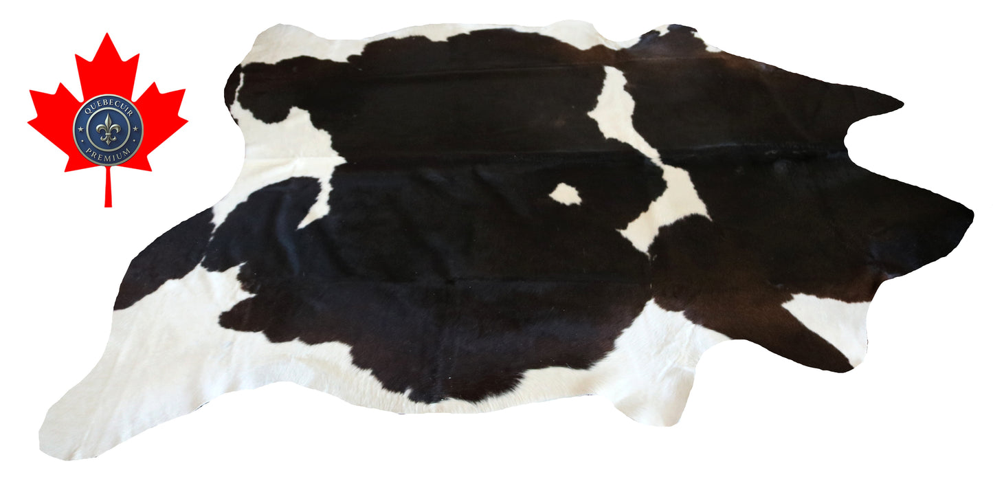 200288- Cowhide Rug Tapis Peau de Vache SUPER BIG SIZE XXXL - Collection Quebecuir Premium