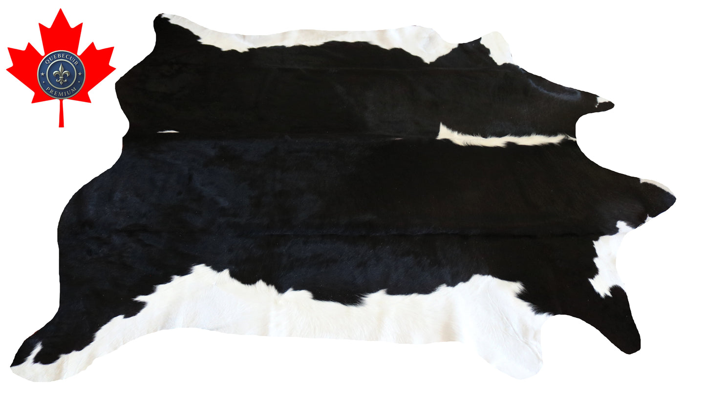 200289- Cowhide Rug Tapis Peau de Vache SUPER BIG SIZE XXXL - Collection Quebecuir Premium