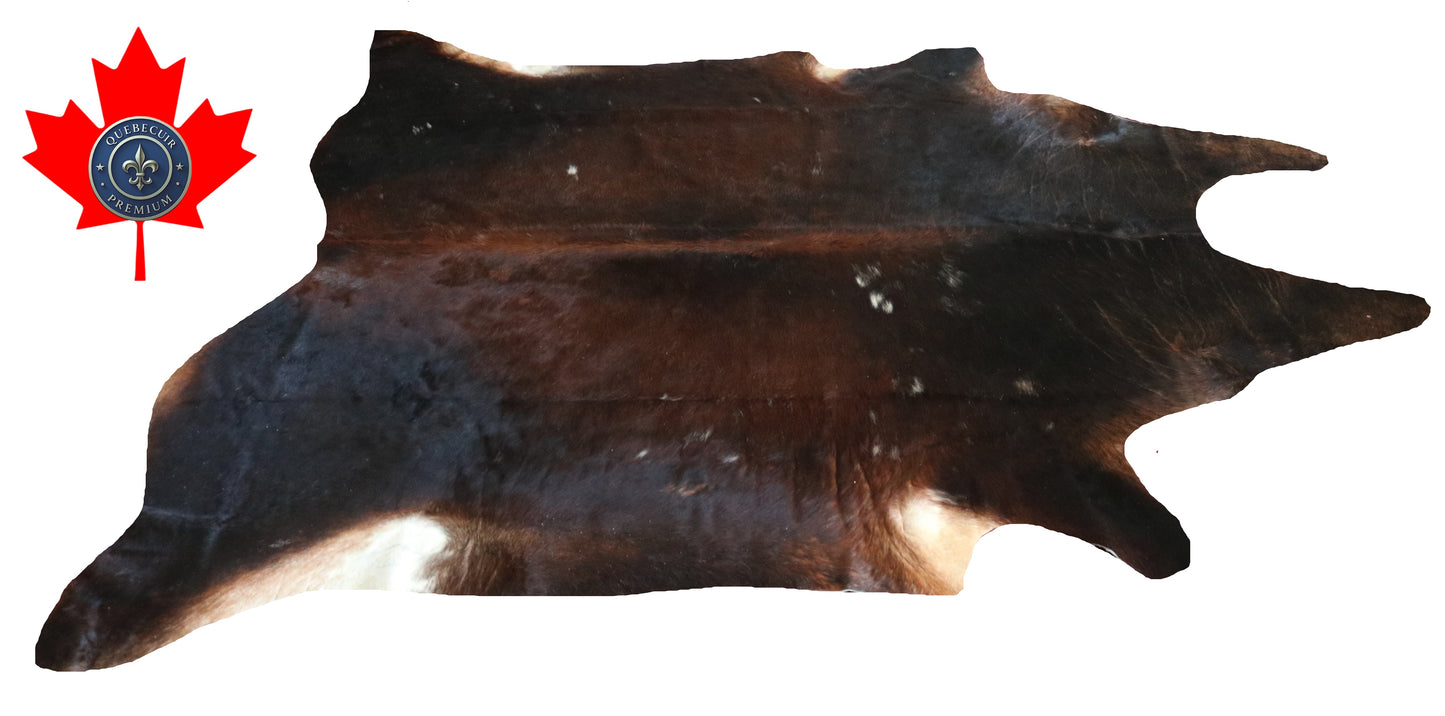 200292- Cowhide Rug Tapis Peau de Vache SUPER BIG SIZE XXXL - Collection Quebecuir Premium