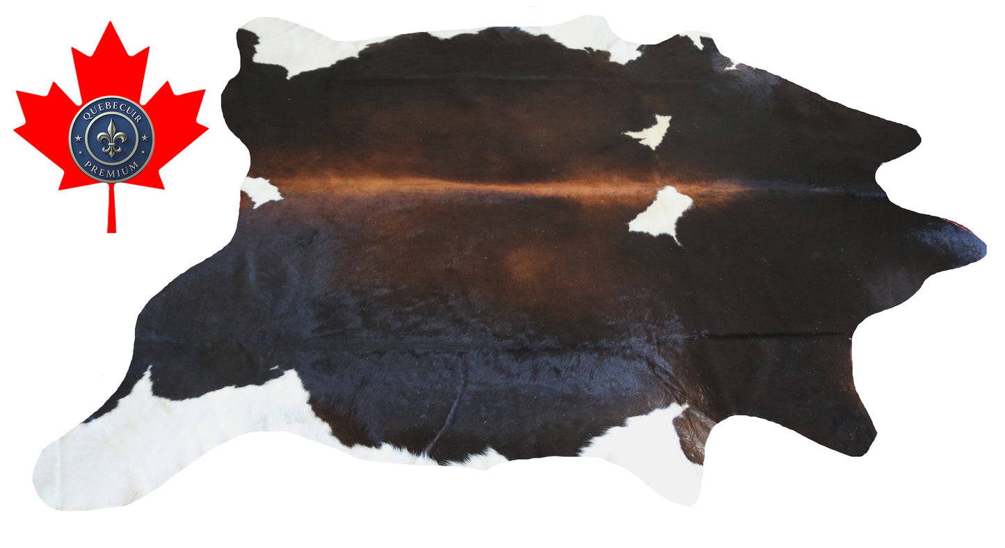 200294- Cowhide Rug Tapis Peau de Vache SUPER BIG SIZE XXXL - Collection Quebecuir Premium