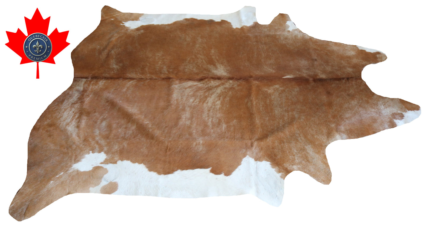200295- Cowhide Rug Tapis Peau de Vache SUPER BIG SIZE XXXL - Collection Quebecuir Premium