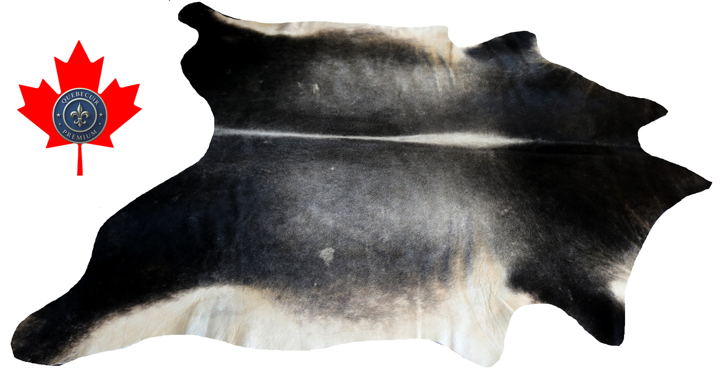 200302- Cowhide Rug Tapis Peau de Vache SUPER BIG SIZE XXXL - Collection Quebecuir Premium
