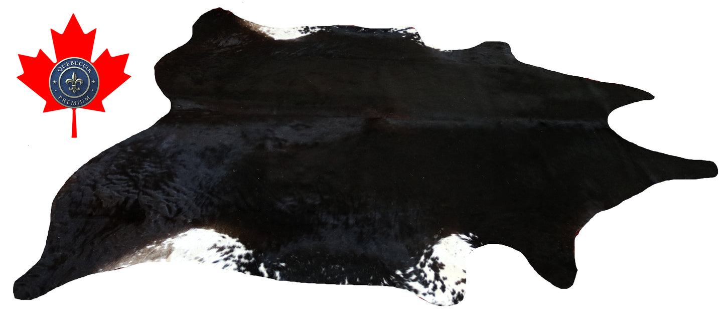 200317- Cowhide Rug Tapis Peau de Vache SUPER BIG SIZE XXXL - Collection Quebecuir Premium