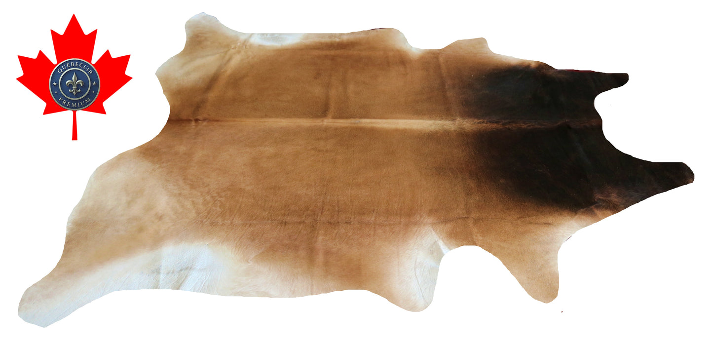 200318- Cowhide Rug Tapis Peau de Vache SUPER BIG SIZE XXXL - Collection Quebecuir Premium